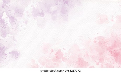 pink   purple sweet candy valentines wet wash splash watercolor background digital painting