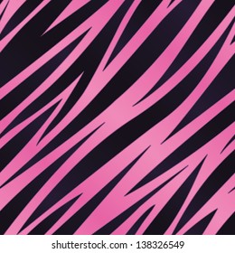 A pink and purple zebra striped background. Seamlessly repeatable. Eps 8 Vector.