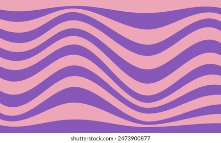 pink purples stripes lines wave curves abstract background