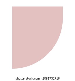 Pink quadrant abstract modern graphic element vector template