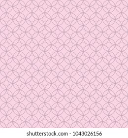 pink qua-trefoil pattern, seamless texture background. vector