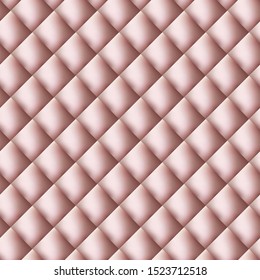 Pink quilted seamless pattern. vector