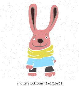 Pink Rabbit cartoon 