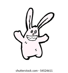 pink rabbit cartoon