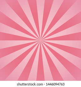 Pink radial beams and rays abstract lines girly background