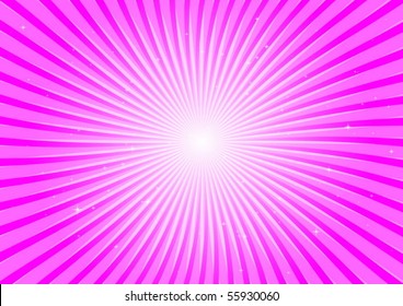 Pink radial rotating illustration