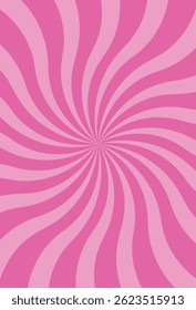 Pink radial swirl abstract background