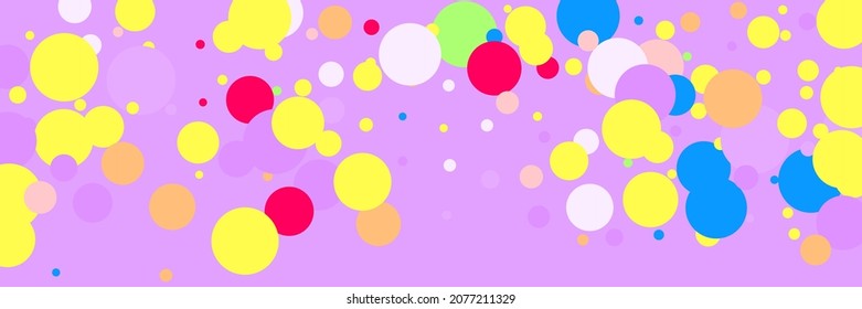 Pink Rainbow Multicolor Violet Purple Pattern. Red Lavender Beige Kids Circles Blue Illustration. Yellow Pastel Vivid Vibrant Bright Dark Composition. Color Green Light Play Children Wallpaper.
