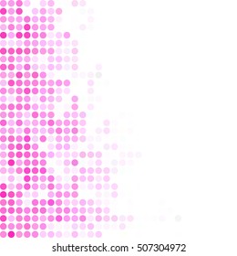 Pink Random Dots Background, Creative Design Templates