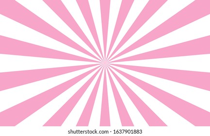 pink ray burst style background vector design