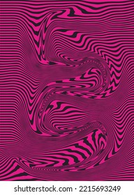 pink real madrid texture with wavy lines