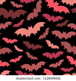 pink red back bats