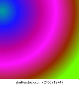 Pink, red, blue, sky blue and lime color combination gradient background design.