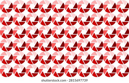 pink and red Circle pattern, ring repeat, replete pattern, endless fabric pattern