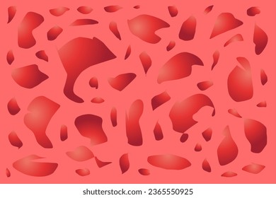 fondo abstracto de puntos rosa y rojo