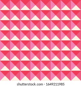 Pink and Red Geometric Pattern