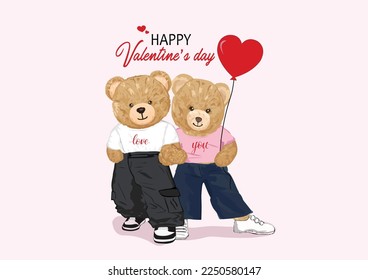pink and red happy valentine's day