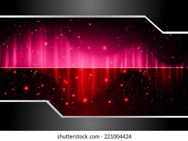 Pink red Light Abstract Technology background for computer graphic website and internet