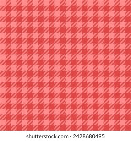 Pink Red Lumberjack plaid seamless pattern. Buffalo Check Patterns. Pink and Red. Hipster Style Backgrounds. Vector Pattern Swatches made with Global Colors.