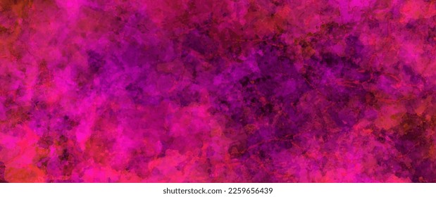 Pink, red and purple background watercolor vector texture for poster, cover, banner, flyer, cards. Hand drawn grunge illustration for design. Modern painting. Watercolor texture.