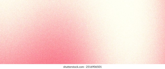 Pink red white gradient background, abstract grainy texture, noise effect, copy space area.