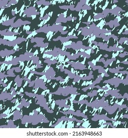 Textura De Vector Urbano Repetido Rosa. Moda De Camuflaje Vibrante Patrón De Seamless. Colorido y repetido fondo vectorial exótico. Nubes Gráficas De Color Sin Pañuelas Pastel.