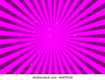 Pink retro burst