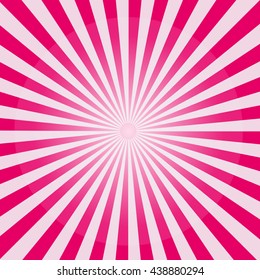 pink retro burst abstract background