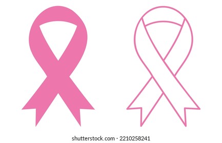 4,389 Pink Ribbon Outline Stock Vectors, Images & Vector Art | Shutterstock