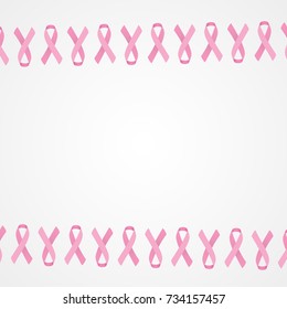 Pink ribbon background