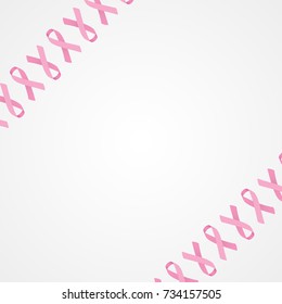 Pink ribbon background