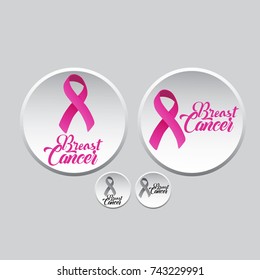 Pink ribbon, breast cancer, awareness concept.