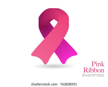 Pink Ribbon for Breast cancer awareness