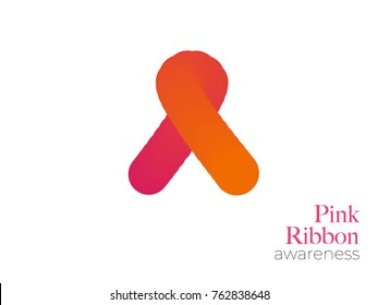 Pink Ribbon for Breast cancer awareness