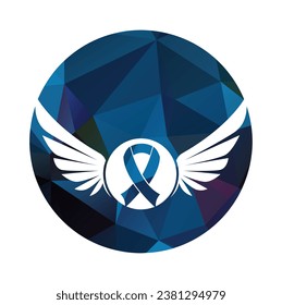 Pink ribbon breast cancer Vector illustration design.