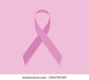 Cinta rosa. Referencia al cáncer de mama