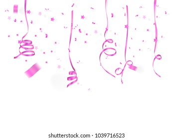 pink ribbon celebration background