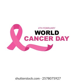 pink ribbon for charity cancer day