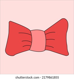 pink ribbon illustration on pink background
