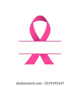 Plantilla de diseño de logotipo o icono de cinta rosa
Plantilla rosada del diseño del mes de la conciencia del cáncer de mama de la cinta con el espacio para el texto