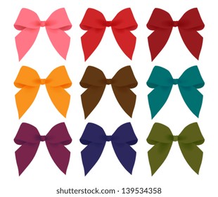 Pink Ribbon And Red Ribbon EPS10