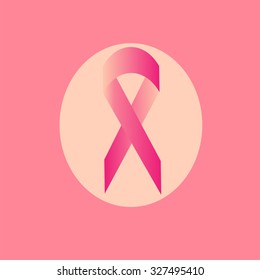 pink ribbon is a symbol of the female. Every woman is a flower that should blossom and not fade