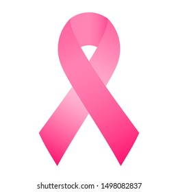 Pink ribbon symbol of the organizations supporting the program