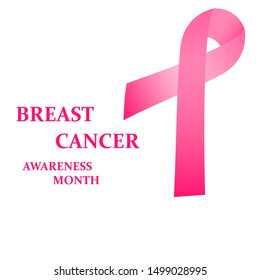 Pink ribbon symbol of the organizations supporting the program