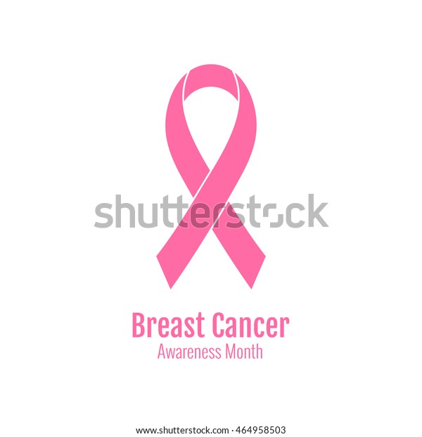 Pink Ribbon Symbolize Breast Canser Awareness Stock Vector (Royalty ...