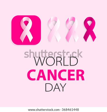 pink ribbons set disease solidarity vector stock vector royalty