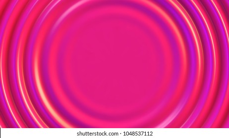 Pink rippled paint vector background. Liquid pink background of enamel or lacquer with space for text in center.