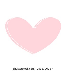 Pink Romantic heart Frame with Outline Border Icon. Wedding, valentine Day, Baby Shower Party Decoration Design. Cute kawaii Happy Positive Element Symbol.	
