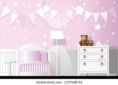 pink room interior design