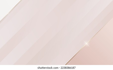 Pink or rose gold background, lines diagonal sparking reflected light luxury with copy space for text, Abstract  template use business cards, brochures, posters beautiful.